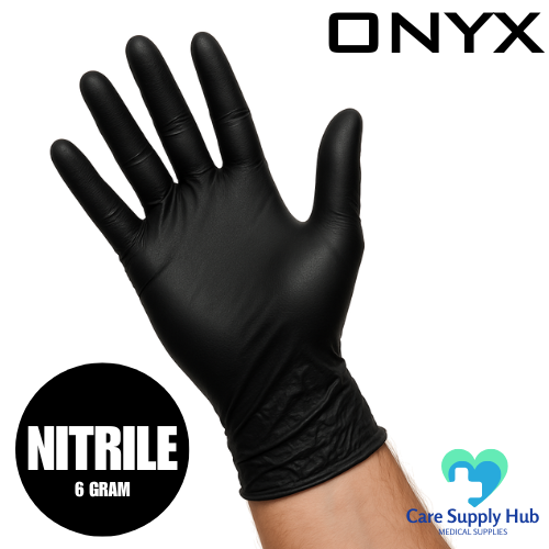 Onyx - 6g Black Nitrile Gloves (10x100)
