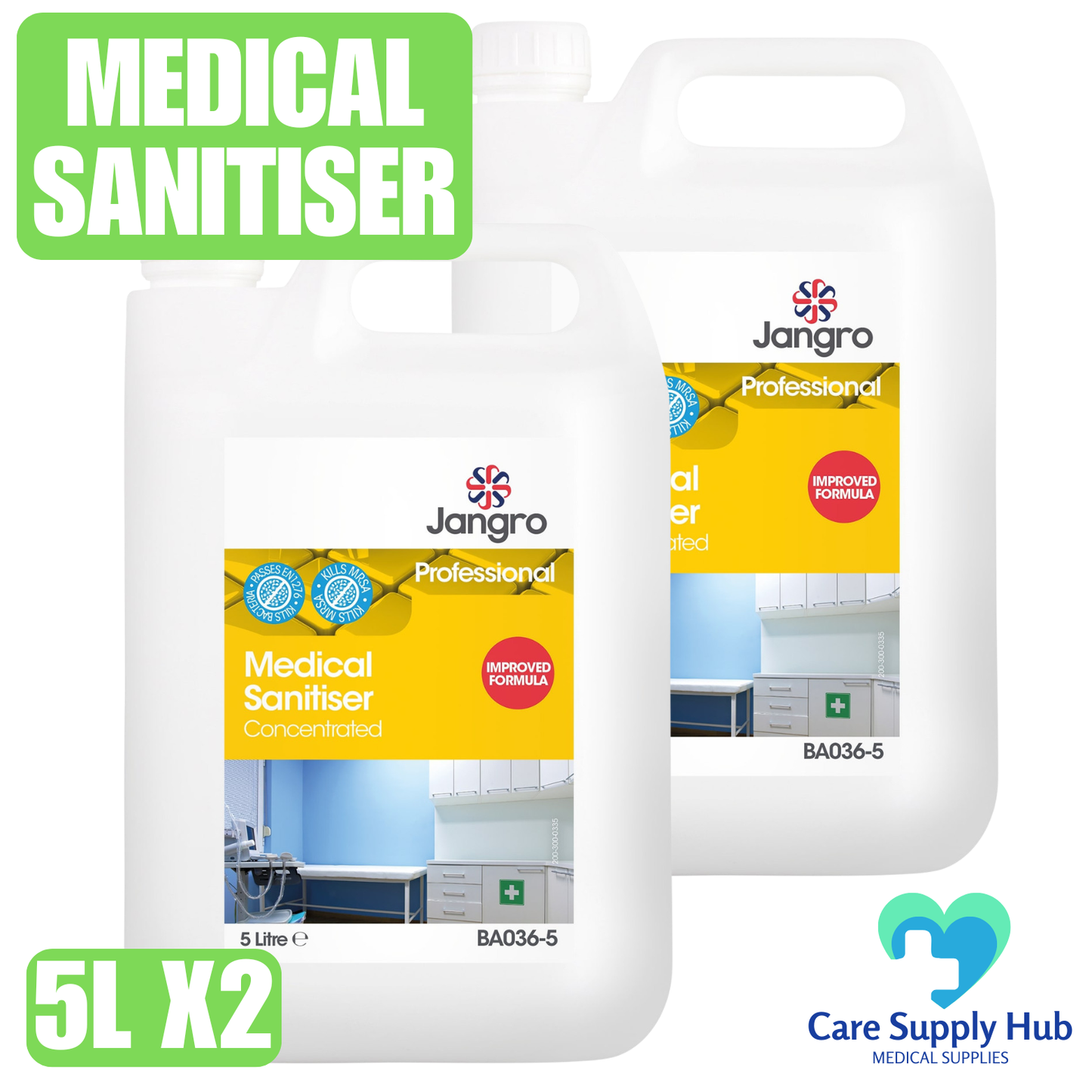 Jangro Medical Sanitiser - 5 Litre & 750ml Options