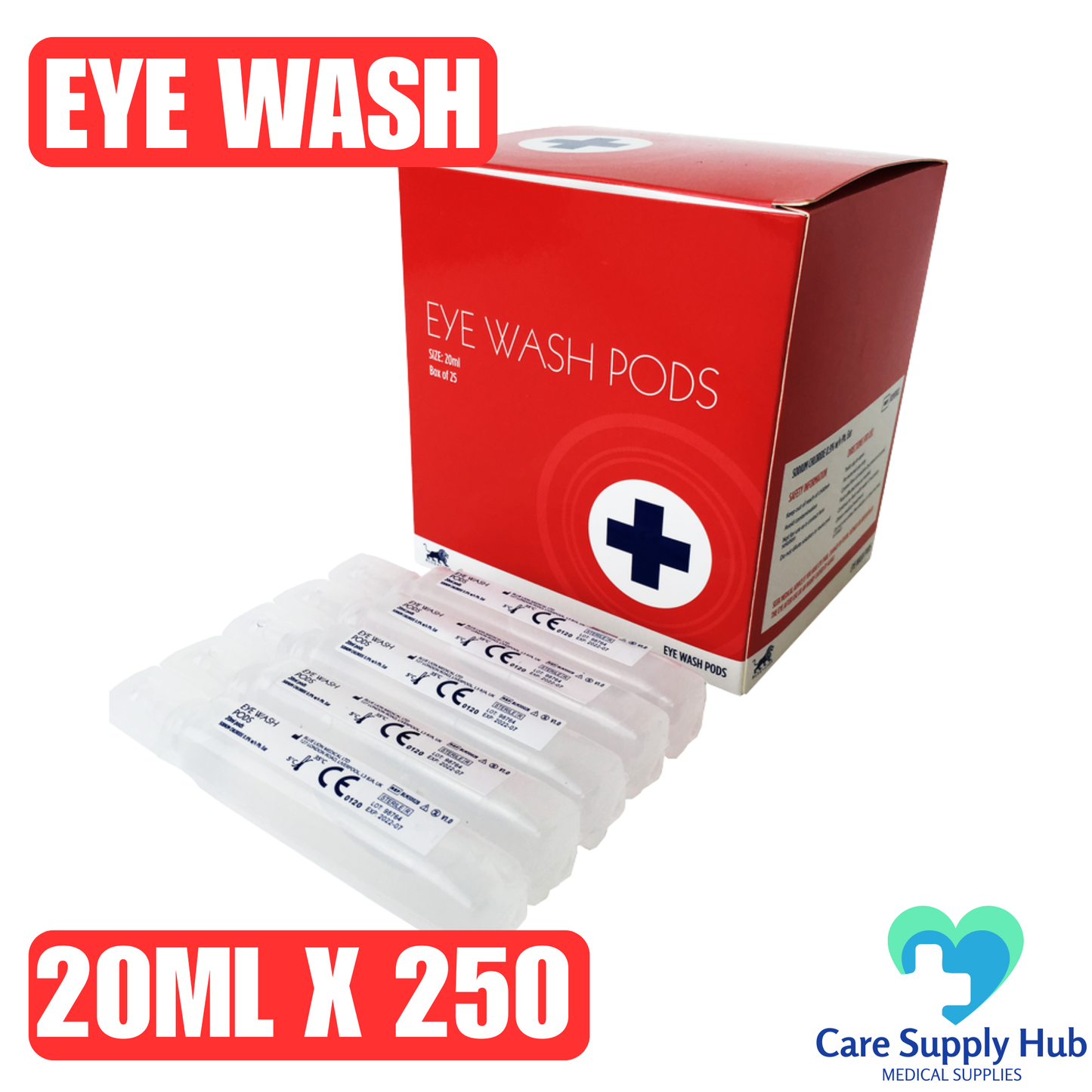 Blue Lion Medical – BLM3002 Sterile Eye Wash Pods (Aug '26 Expiry)