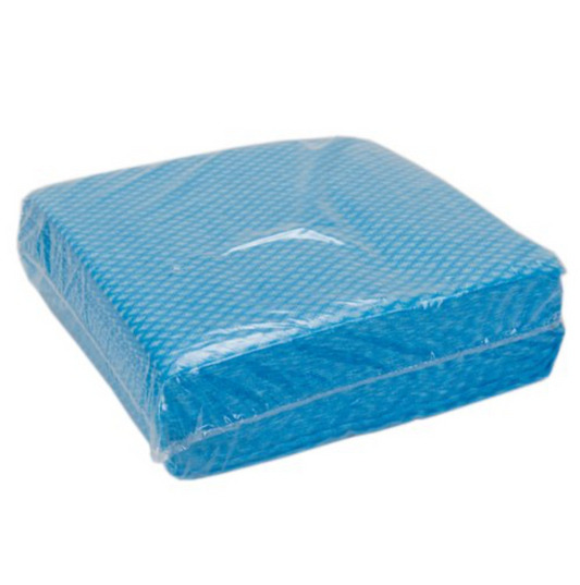 Folded Cleaning Cloth 480x360mm Blue (Pack 50)