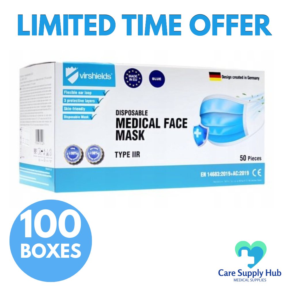 Medical Grade Type IIR 3PLY Bulk Deal - 100 boxes
