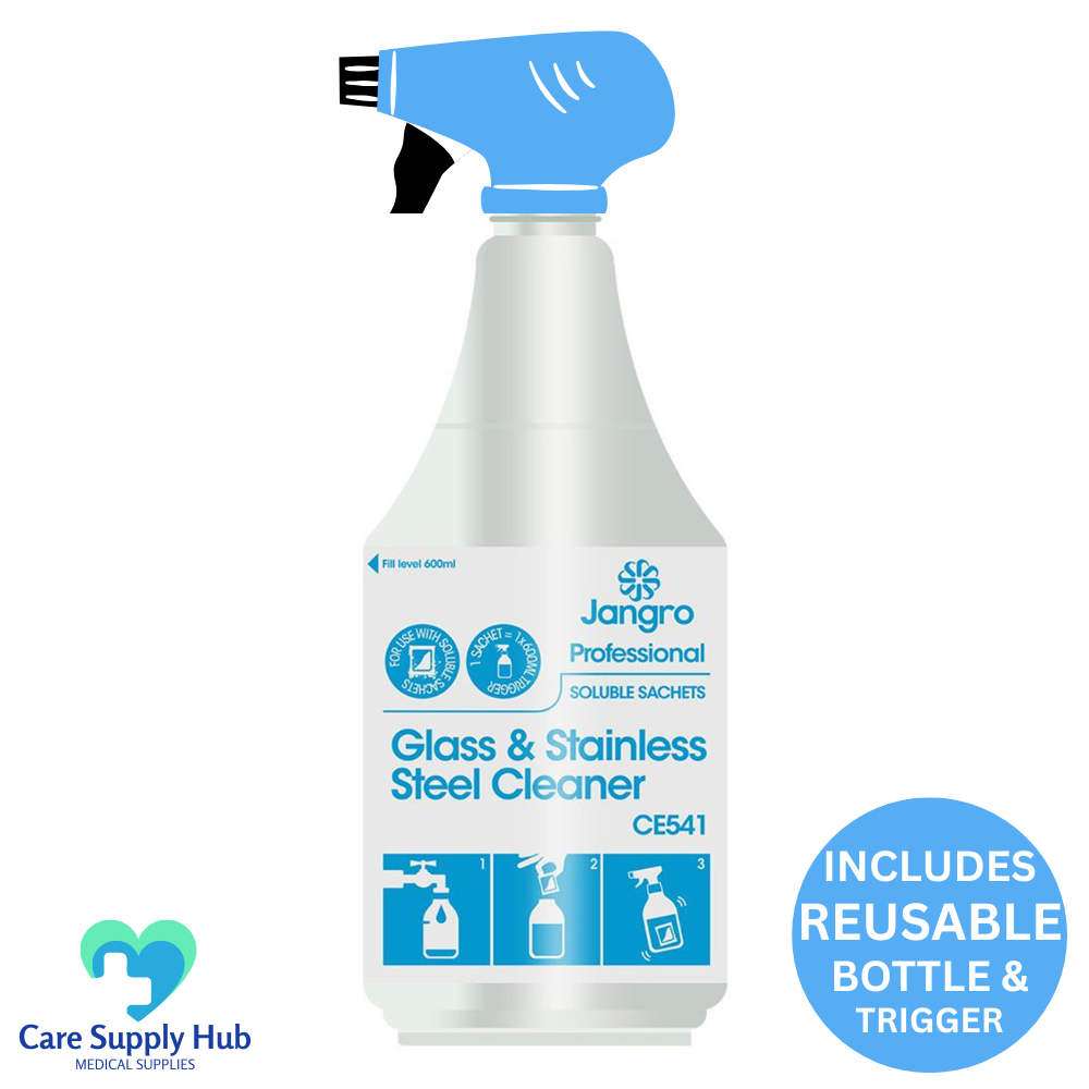 Glass & Stainless Steel Cleaner Bottle & Trigger Spray