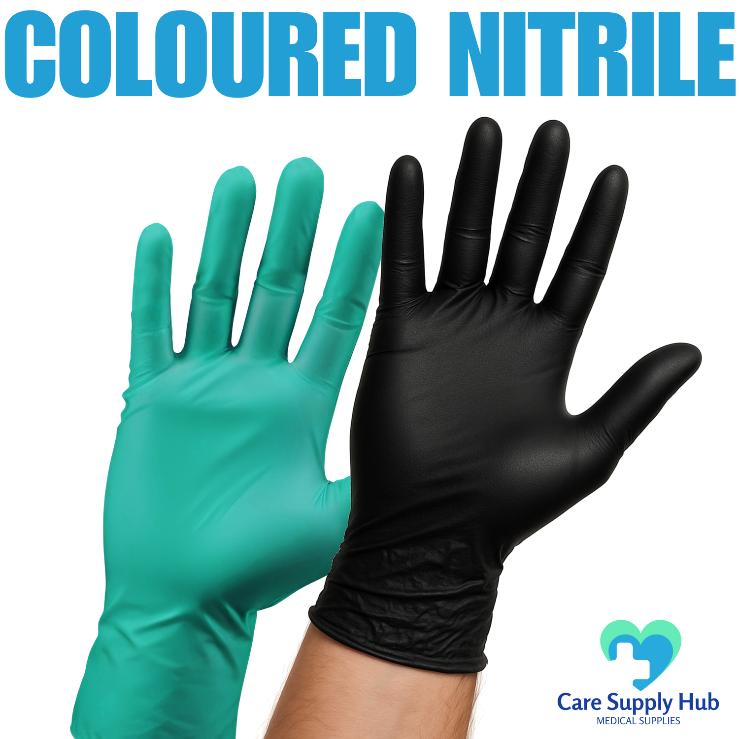 Nitrile Coloured Gloves