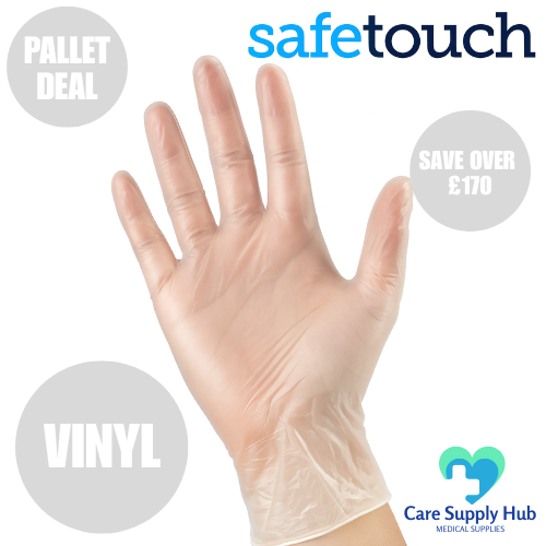SafeTouch Clear Vinyl - Bulk Buy Pallet Deal - 105 Cases