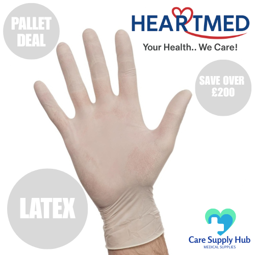 HeartMed Powdered Latex - Bulk Buy Pallet Deal - 105 Cases