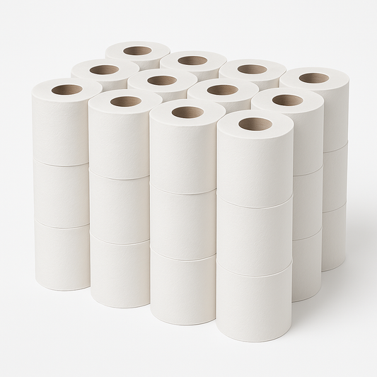 Luxury White Toilet Roll 3 Ply White (Pack 40)