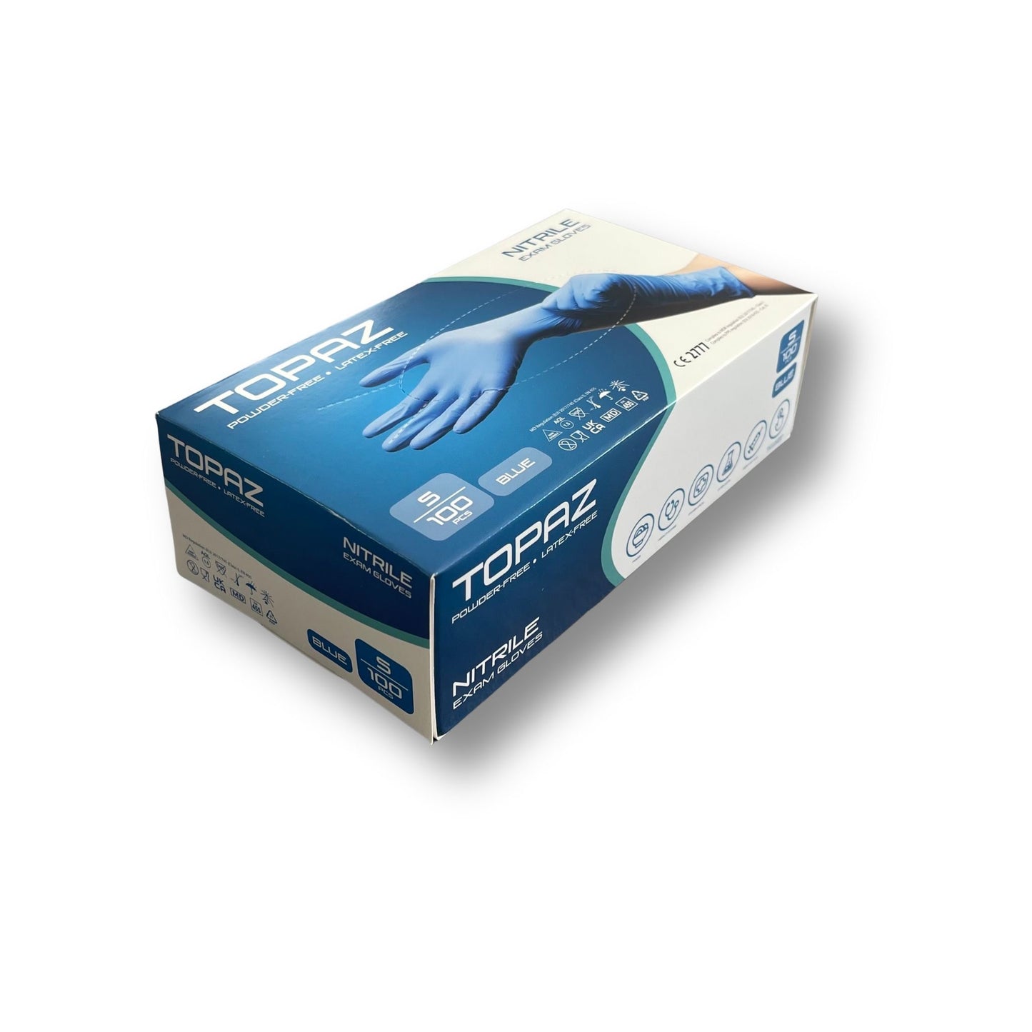 Topaz Medical Grade Nitrile Gloves - Bulk Buy Pallet Deal - 105 Cases
