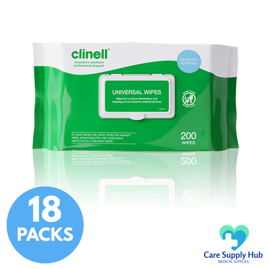 Clinell Universal Wipes - 18 PACKS BULK DEAL