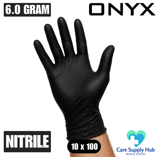 Onyx - 6g Black Nitrile Gloves (10x100)