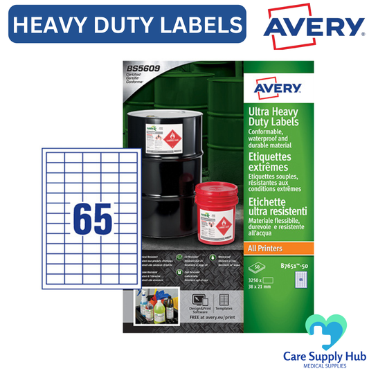 Avery Laser & Inkjet Resistant Labels – B7651-50