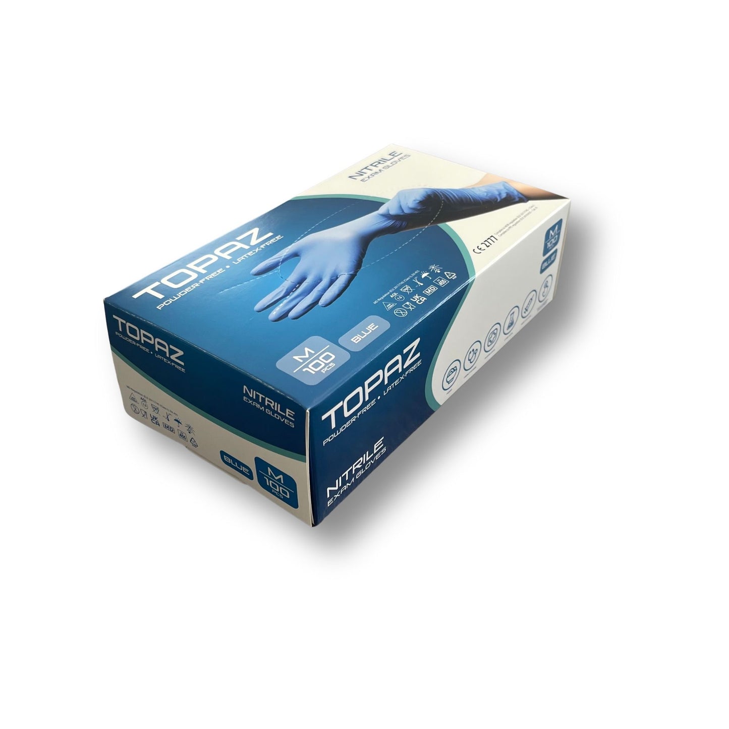Topaz Medical Grade Nitrile Gloves - Bulk Buy Pallet Deal - 105 Cases