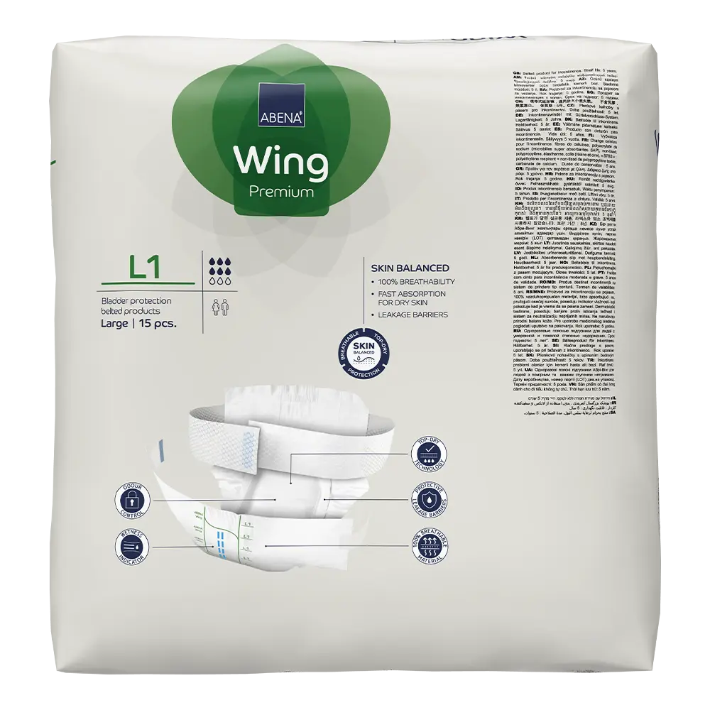 ABENA Wing- Large 1 (Waist/Hip size 90-135cm)