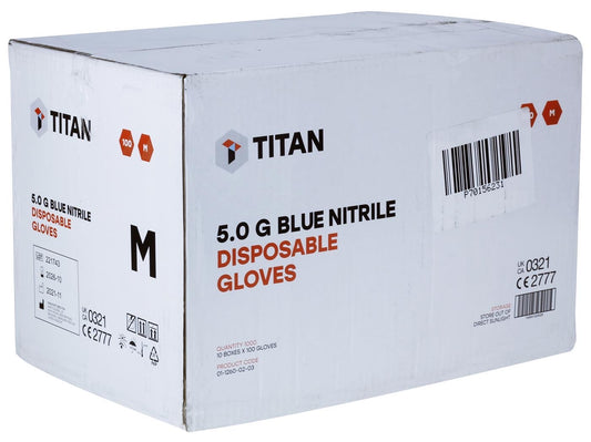 Titan Blue Nitrile Mixed Pallet