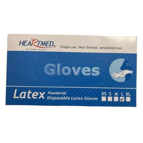 Powdered Latex (10 Boxes - 1000 Gloves)