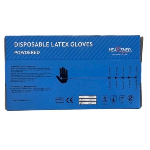 Powdered Latex (10 Boxes - 1000 Gloves)