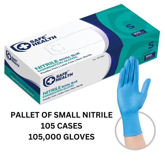 Pallet of Small Nitrile Gloves - 105 cases