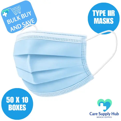 Medical Grade Type IIR 3PLY - 10 Boxes x 50 pieces