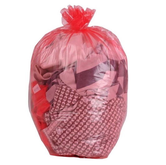 200 Red Soluble Strip Laundry Bags (45L)