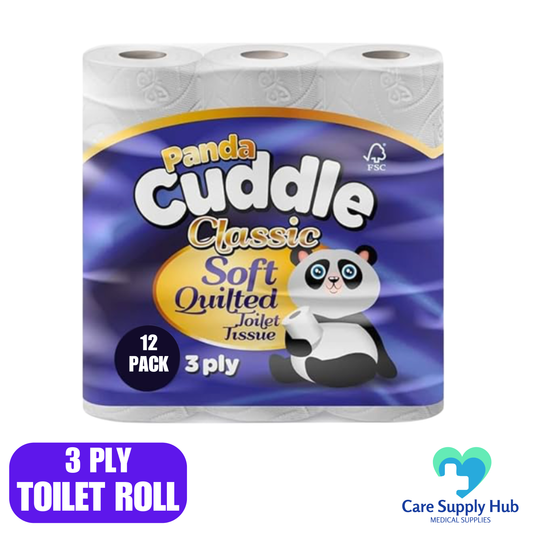 Panda Cuddle Toilet Rolls - 3 Ply Luxury Toilet Rolls