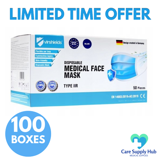 Medical Grade Type IIR 3PLY Bulk Deal - 100 boxes