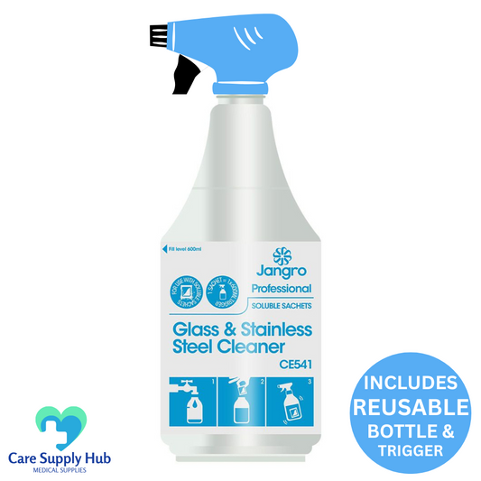 Glass & Stainless Steel Cleaner Bottle & Trigger Spray